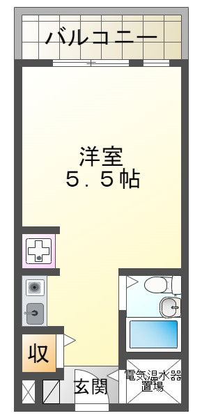 学園西カレッジハイツの間取り|学園西カレッジハイツ