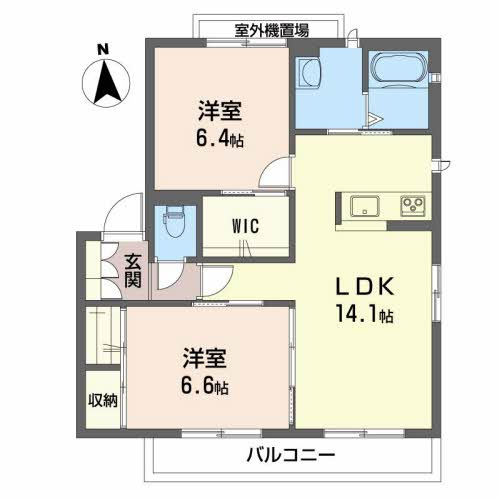 グラード杉井流の間取り