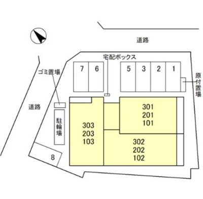 【区画図】 | Passaro Grande大美野（パサログランデオオミノ）