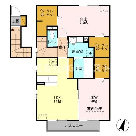 【間取り】 | ヴァンベールⅡ