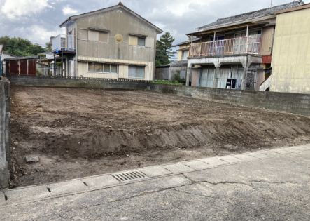 都城市下長飯町の売地の外観