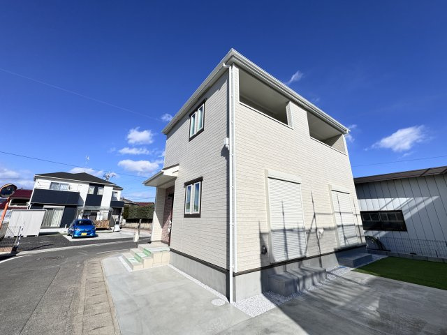 新築　高崎市下佐野町2期　Heartful　Town　１号棟の外観|現地写真　高崎市下佐野町2期　Heartful　Town　１号棟