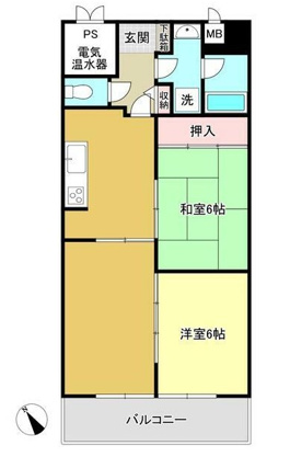 【間取り】 | ライオンズマンション片瀬白田