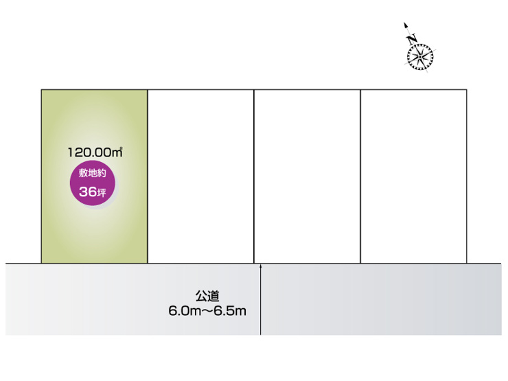 【区画図】春日部市新宿新田　全22区画