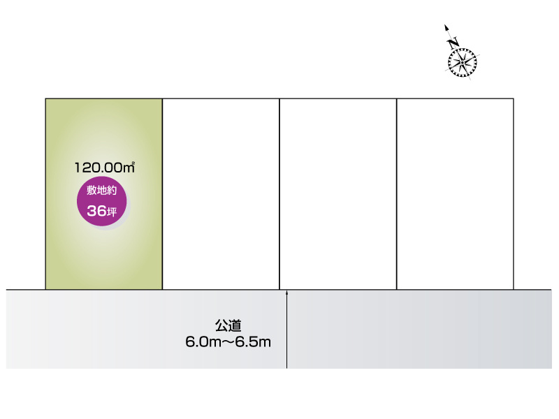【区画図】春日部市新宿新田　全22区画