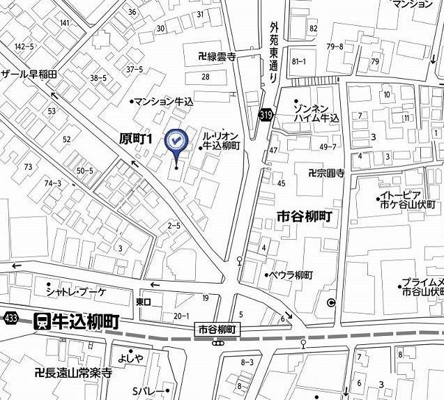 神楽坂ＷＥＳＴⅠの地図