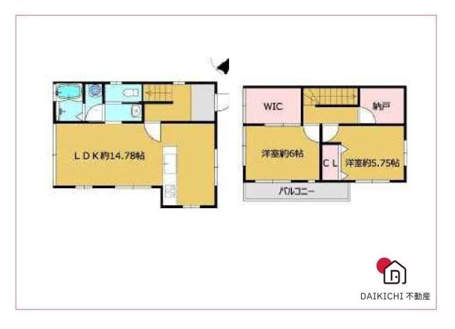 【間取り】 | 滑川町月の輪３丁目　中古戸建