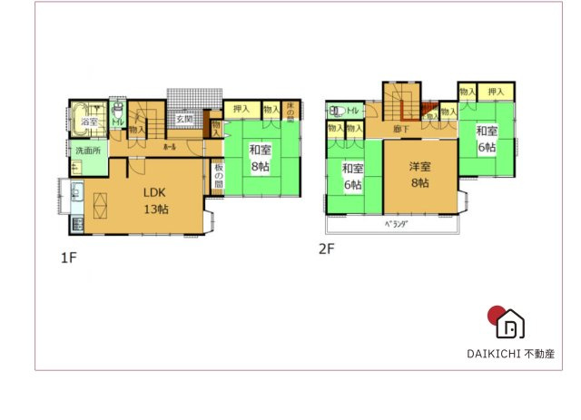 【間取り】 | 熊谷市別府２丁目　中古戸建