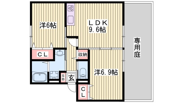 JAボナール上の丸Aの間取り
