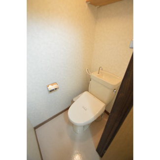 【トイレ】 | コーポ鷹 | 温水洗浄暖房便座