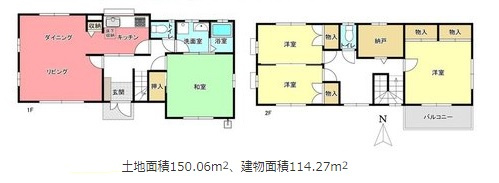 【間取り】 | 佐倉市石川　中古戸建て | 間取り図です