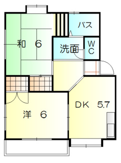 【間取り】 | オアシス中央C