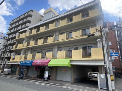 【外観】 | ファミール長居 | 6階建てマンションです。1階は店舗になっております！