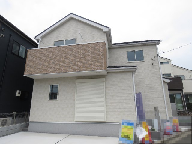 川越市上野田町　新築未入居3LDK+カースペース付き　一戸建て貸家の外観