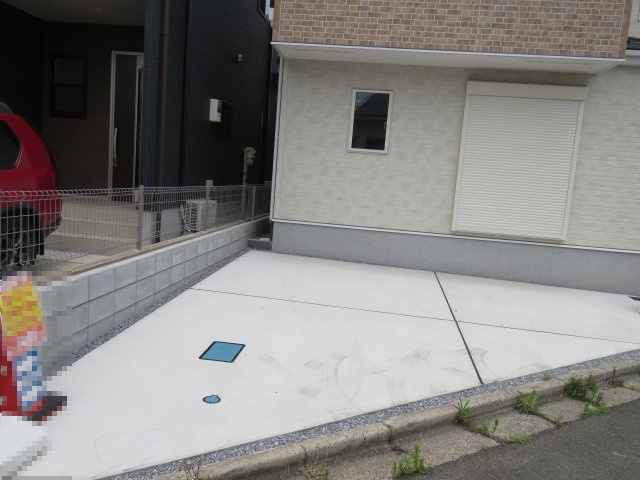 川越市上野田町　新築未入居3LDK+カースペース付き　一戸建て貸家の駐車場