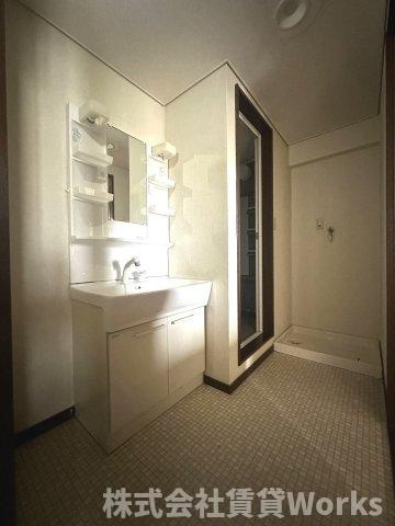 クレアコートロイヤルの洗面所|忙しい朝には欠かせない洗面所です