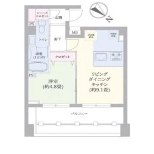 シンシティー町屋の間取り