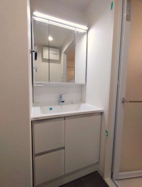 ワイズユウラク西所沢の独立洗面台