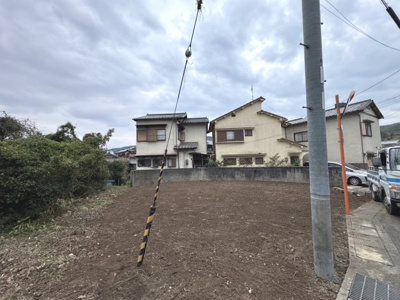 【前面道路含む現地写真】 | 奥海印寺南垣外　売土地（建築条件無） | 周辺交通量が少ない閑静な住宅地です♪
