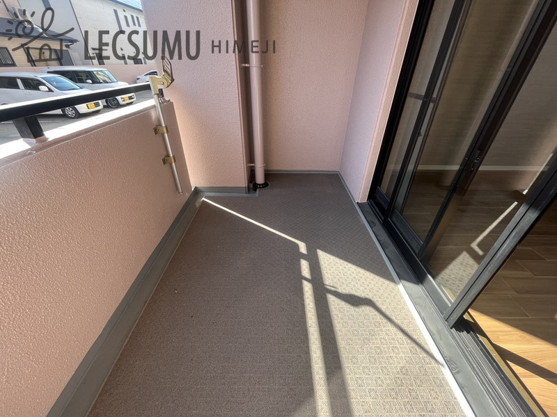 ライフコート北野のバルコニー