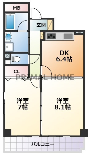【間取り】 | ガルファーサ新横浜