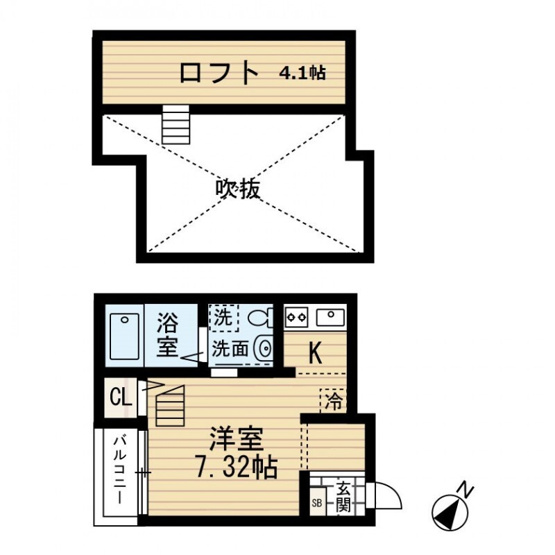 【間取り】 | ボナール吉塚 | 現況優先。