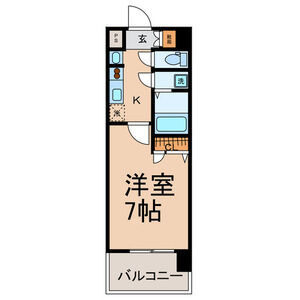 UURコート名古屋名駅の間取り