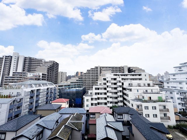 マイキャッスル西葛西の展望|前建てがなく開放的な眺望