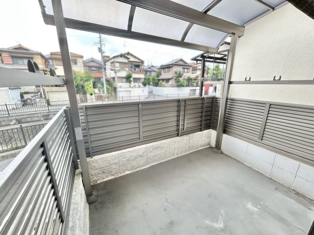 堺市中区深阪1丁　戸建のバルコニー|見晴らしの良い2階バルコニー　陽当りも良好です！