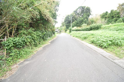【前面道路含む現地写真】 | 鹿屋市花岡町(全4筆)　売地 | 南側