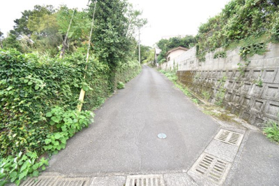 【前面道路含む現地写真】 | 鹿屋市花岡町(全4筆)　売地 | 東側