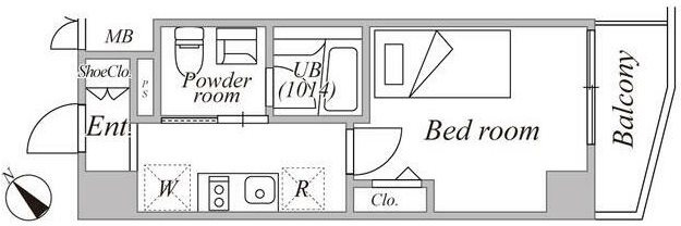 Log横浜駅東の間取り