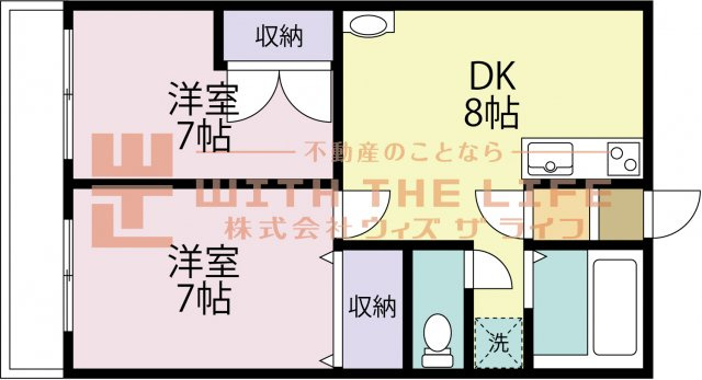 サンシャインコート東合川【キャッシュバック対象物件】の間取り