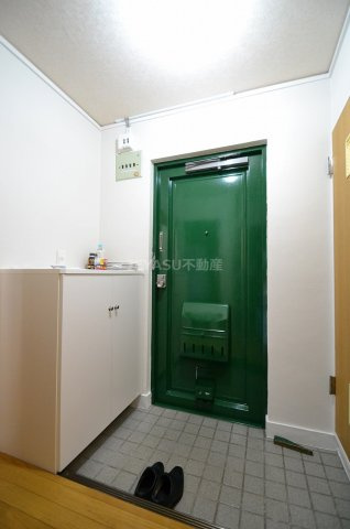 広島市西区己斐西町の賃貸マンションの玄関