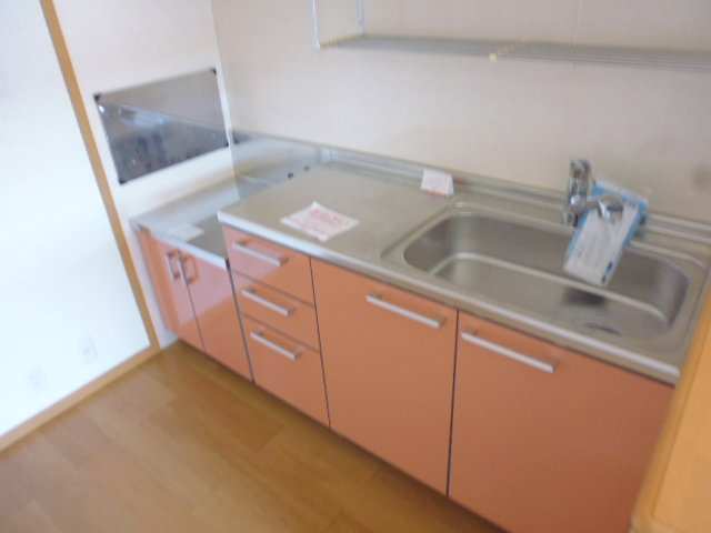 倉敷市東塚４丁目のアパートのキッチン
