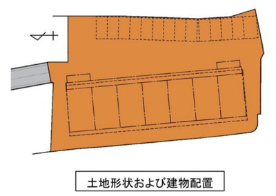 【駐車場】 | 敷地約394坪！ファミリータイプの一棟収益アパート！