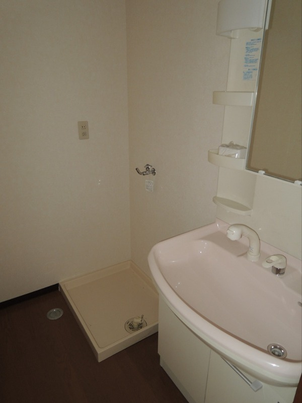 十字路ハイツの洗面所