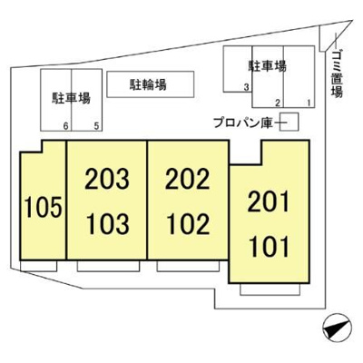 【区画図】 | ロジュマン・リーヴ