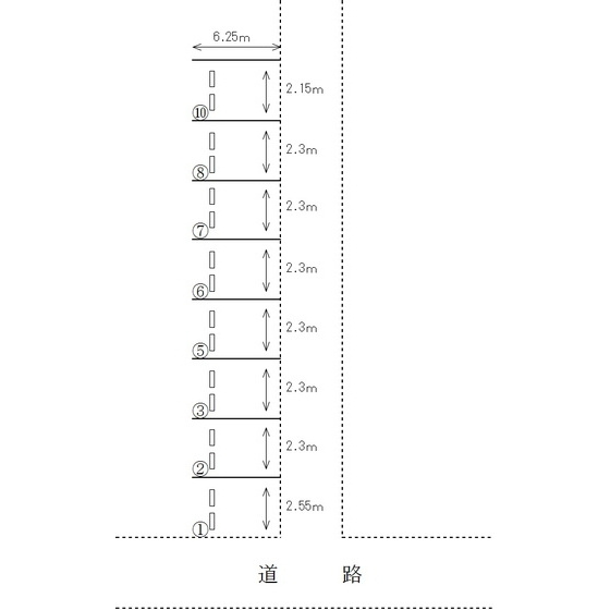 岐阜市東栄町１丁目の駐車場の外観