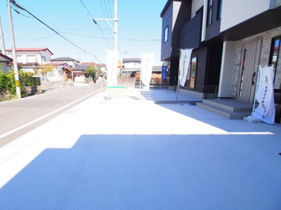【前面道路含む現地写真】 | テイラーハウス　森合字蒲原　B棟