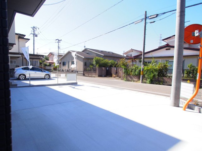 【前面道路含む現地写真】 | テイラーハウス　森合字蒲原　A棟