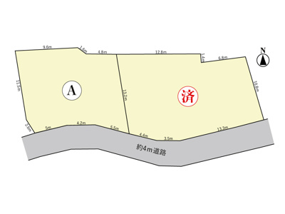 【区画図】 | 四日市市川島町《全2区画》