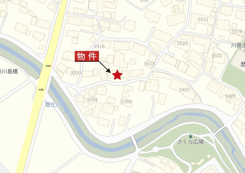 四日市市川島町《全2区画》の地図