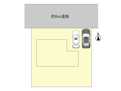 【区画図】 | 鈴鹿市平田2丁目 | 駐車スペース2台