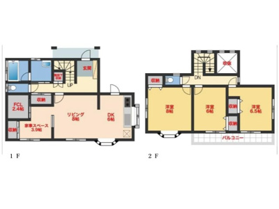 【区画図】 | 鈴鹿市平田2丁目 | 駐車スペース2台
