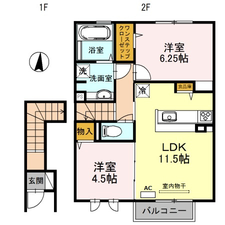 クローバー青山の間取り