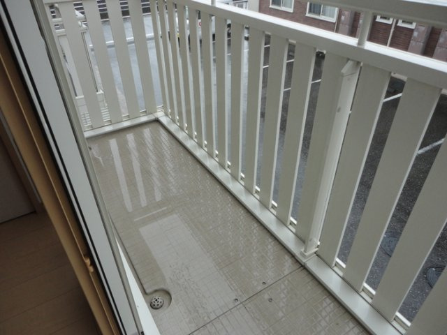 ジュパール Ⅰ棟のバルコニー|陽当たり良好なバルコニーです