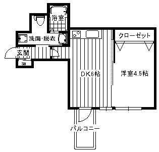 大阪市中央区南久宝寺町２丁目の賃貸マンションの間取り