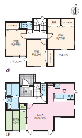 伊勢原市沼目9期　新築戸建　全4棟1号棟