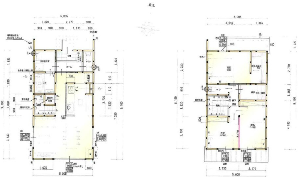 福井町　新築戸建　　3号地（東）【内覧可能】の間取り
